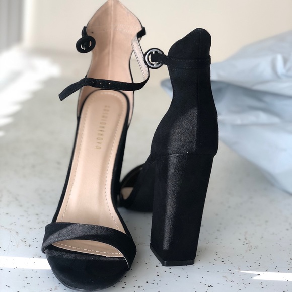 fashion nova block heels